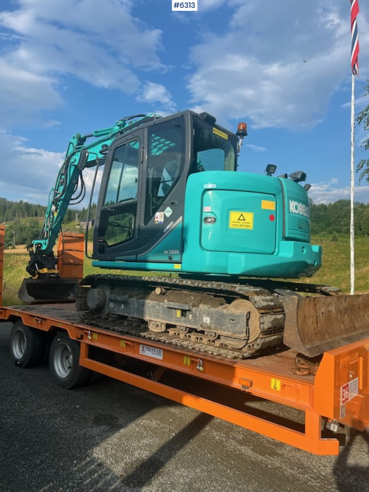 2017 Kobelco SK75SR-3E w/Rotortilt, sanding bucket and narrow bucket. Comes with new certification! - Mini excavator: Foto 4 2017 Kobelco SK75SR-3E w/Rotortilt, sanding bucket and narrow bucket. Comes with new certification! - Mini excavator: Foto 4