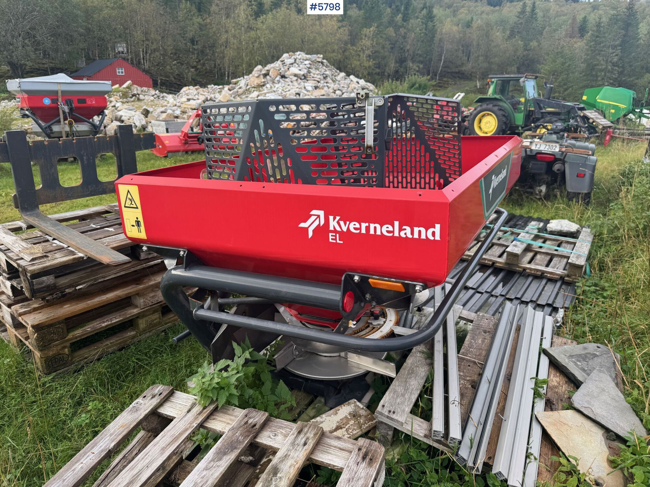2018 Kverneland Manure spreader. Repair project - Imprastietor îngrăşăminte: Foto 1 2018 Kverneland Manure spreader. Repair project - Imprastietor îngrăşăminte: Foto 1
