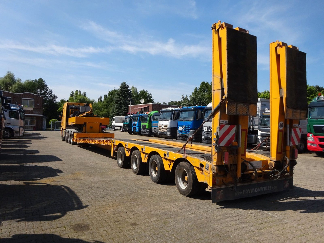 Faymonville 4 Achser Tiefbett abnehmbarem S-Hals ausziehbar - Semiremorcă transport agabaritic: Foto 5 Faymonville 4 Achser Tiefbett abnehmbarem S-Hals ausziehbar - Semiremorcă transport agabaritic: Foto 5