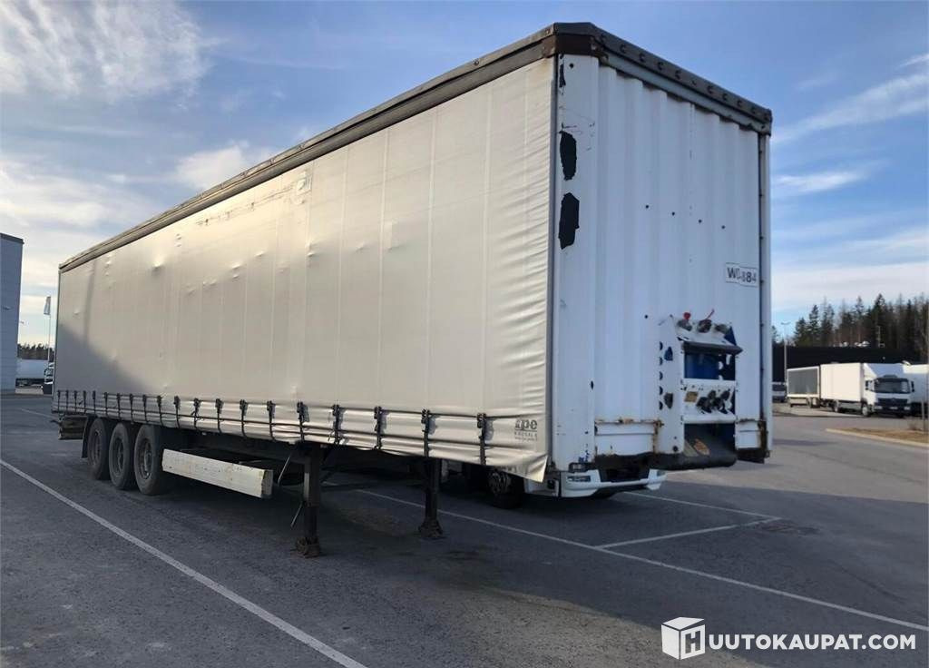 Krone SDP 27 baler semi-trailer, 2007, Vantaa - Semiremorcă prelată: Foto 1 Krone SDP 27 baler semi-trailer, 2007, Vantaa - Semiremorcă prelată: Foto 1