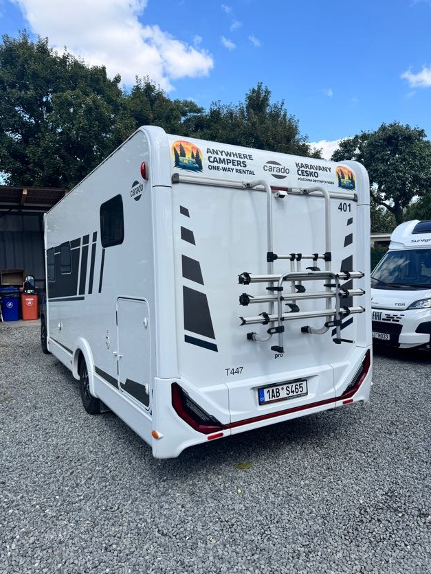 CARADO T447 PRO+ , camera, radio, awning, bike holder, LPG, ALU - Autorulotă semi-integrată: Foto 3 CARADO T447 PRO+ , camera, radio, awning, bike holder, LPG, ALU - Autorulotă semi-integrată: Foto 3