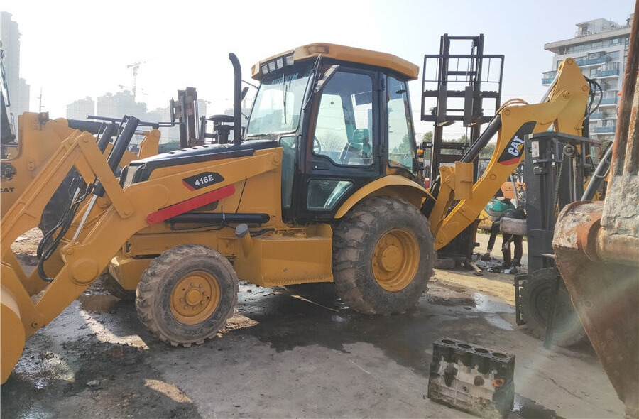 Caterpillar 416E - Buldoexcavator: Foto 1 Caterpillar 416E - Buldoexcavator: Foto 1