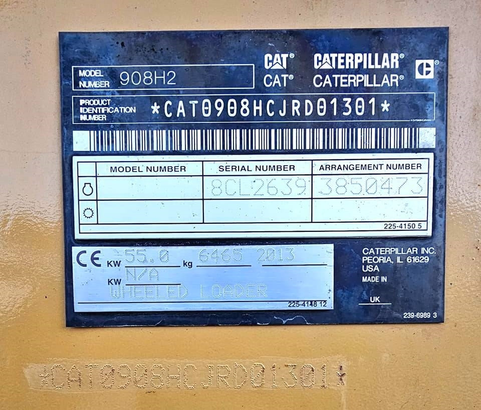 Încărcător frontal pe pneuri CAT 908 H 2: Foto 41 Încărcător frontal pe pneuri CAT 908 H 2: Foto 41