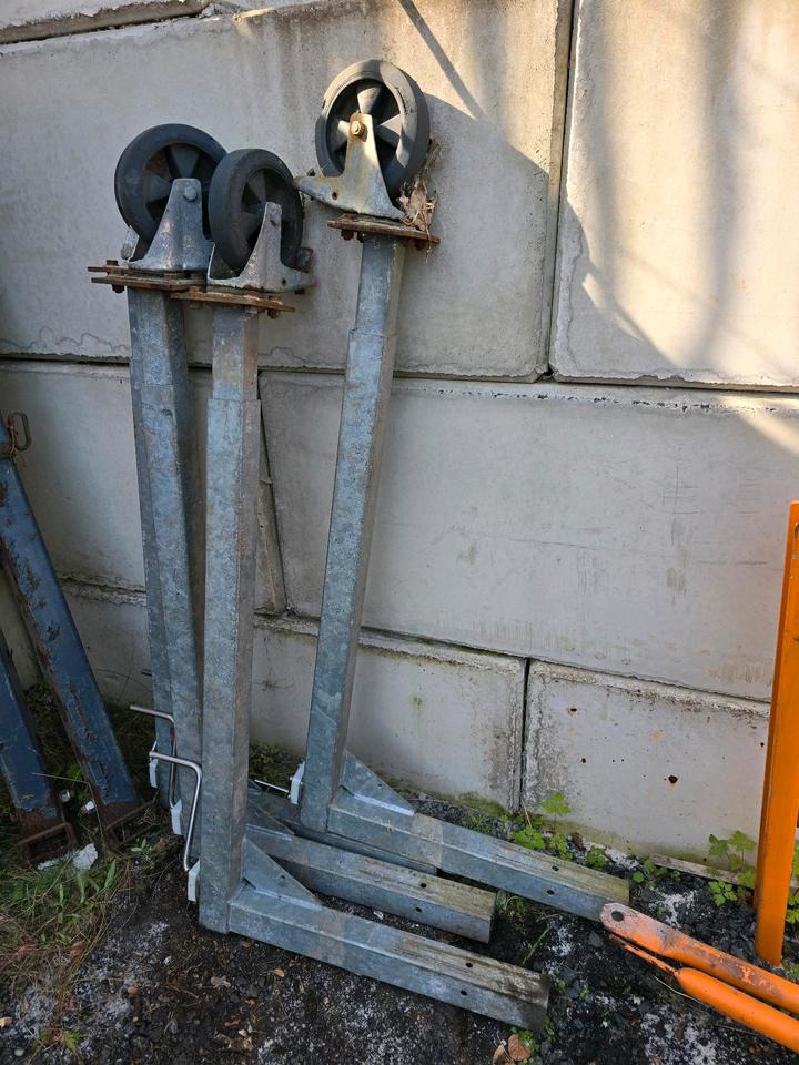 4x Stützen für Salzstreuer Container Wohnkabine Schmidt Epoke Gmeiner Salzsilo Streuautomat Winterdienst - Sararita: Foto 1 4x Stützen für Salzstreuer Container Wohnkabine Schmidt Epoke Gmeiner Salzsilo Streuautomat Winterdienst - Sararita: Foto 1