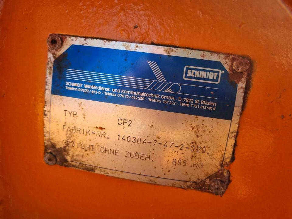 Schmidt CP2 Schneepflug Schneeschild Winterdienst Unimog - Plug zapada: Foto 3 Schmidt CP2 Schneepflug Schneeschild Winterdienst Unimog - Plug zapada: Foto 3