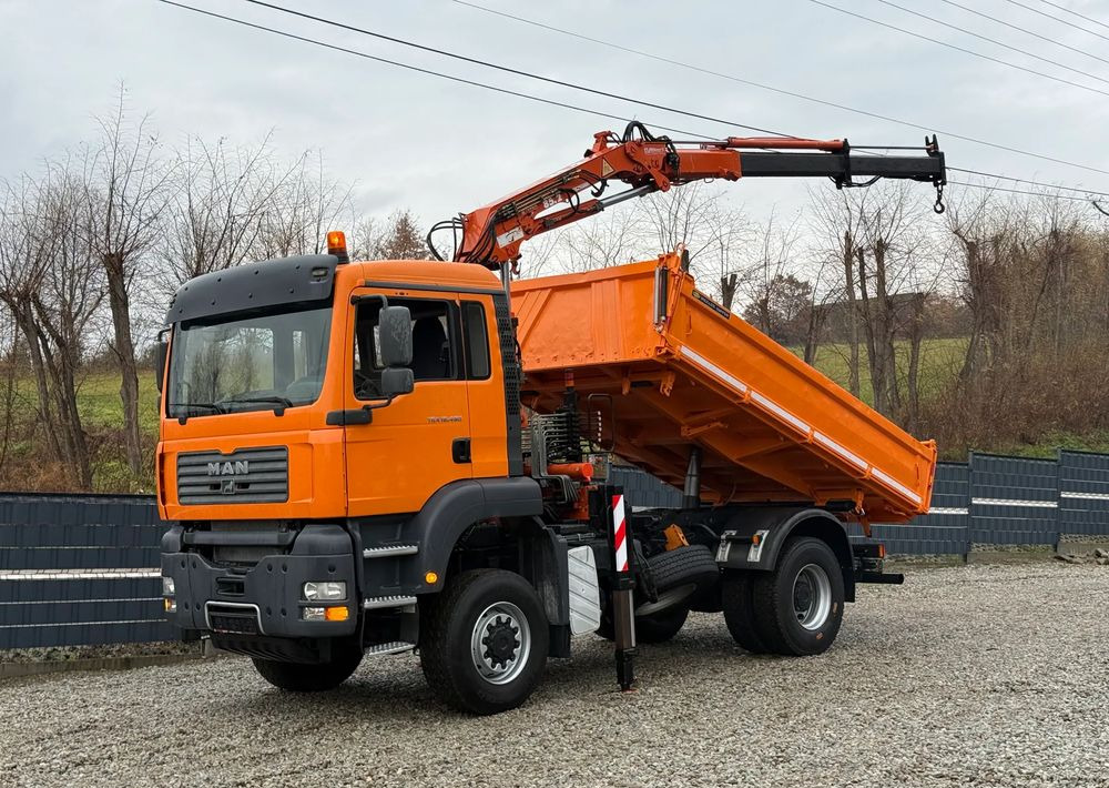 MAN * MAN 18 480 * KIPER WYWROTKA * 4x4 * HDS ATLAS 85* STAN BARDZO DOBRY * Sprowadzony - Camion basculantă: Foto 1 MAN * MAN 18 480 * KIPER WYWROTKA * 4x4 * HDS ATLAS 85* STAN BARDZO DOBRY * Sprowadzony - Camion basculantă: Foto 1