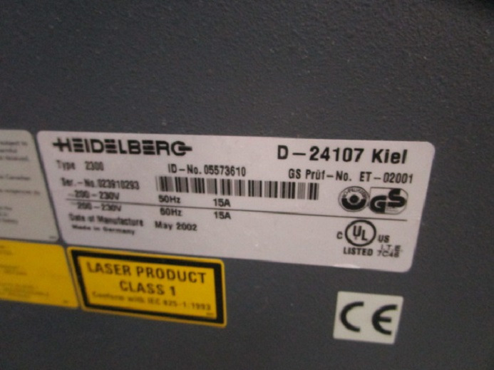 HB TOPSETTER - Mașină de tipar: Foto 5 HB TOPSETTER - Mașină de tipar: Foto 5