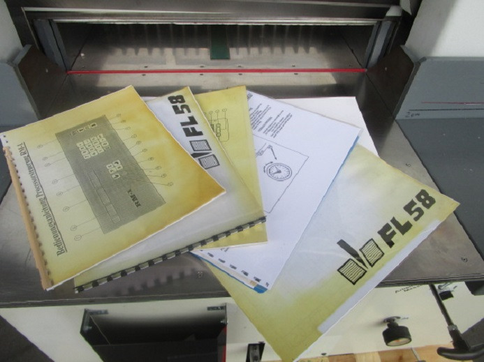 Mașină de tăiat hârtie SEM FL 58 MC: Foto 13 Mașină de tăiat hârtie SEM FL 58 MC: Foto 13