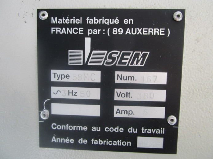 Mașină de tăiat hârtie SEM FL 58 MC: Foto 12 Mașină de tăiat hârtie SEM FL 58 MC: Foto 12