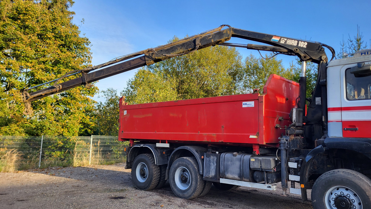 Camion basculantă pentru transport de materialelor în vrac MAN 33.414 6X6 HIAB 102 33.414: Foto 8 Camion basculantă pentru transport de materialelor în vrac MAN 33.414 6X6 HIAB 102 33.414: Foto 8