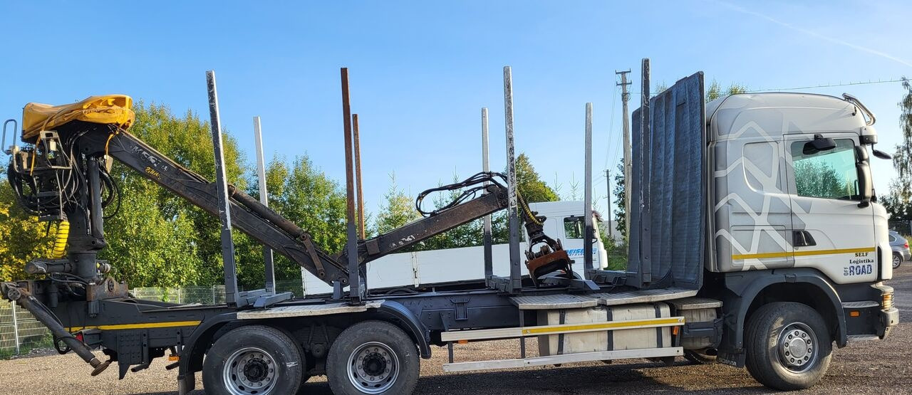 Scania G480 - Camion forestier, Camion cu macara: Foto 4 Scania G480 - Camion forestier, Camion cu macara: Foto 4