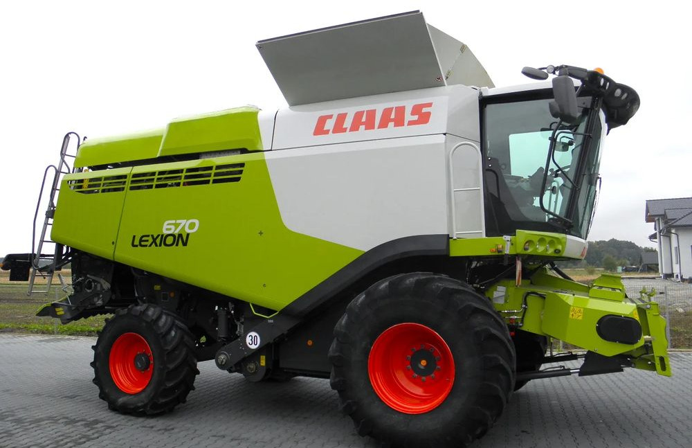 Claas Lexion 670 2019 Rok, Heder V 770, Najbogatsza Wersja, Nie Malowany, Stan Idealny - Combină de recoltat cereale: Foto 2 Claas Lexion 670 2019 Rok, Heder V 770, Najbogatsza Wersja, Nie Malowany, Stan Idealny - Combină de recoltat cereale: Foto 2