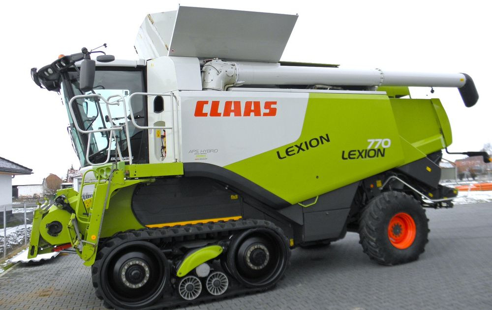 Claas Lexion 770 Terra Trac Heder V10,5, Najbogatsza Wersja, Nie Malowany, Stan Bardzo Dobry - Combină de recoltat cereale: Foto 5 Claas Lexion 770 Terra Trac Heder V10,5, Najbogatsza Wersja, Nie Malowany, Stan Bardzo Dobry - Combină de recoltat cereale: Foto 5