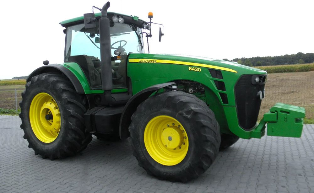 Tractor agricol John Deere 8430 2008 Rok, Nie Malowany, Stan Bardzo Dobry: Foto 7