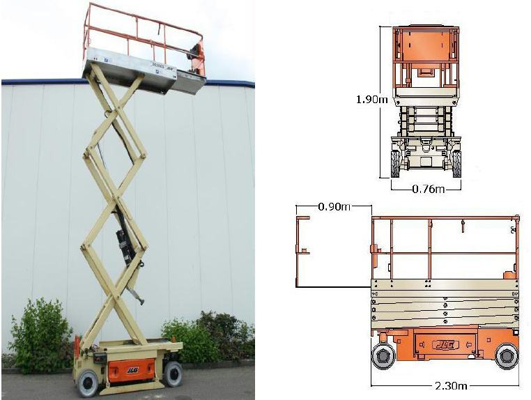 JLG 3246 - Platforma foarfeca: Foto 1 JLG 3246 - Platforma foarfeca: Foto 1