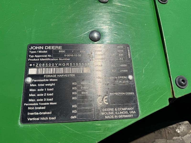 JOHN DEERE 8500 - Combină de Recoltat Furaj: Foto 4 JOHN DEERE 8500 - Combină de Recoltat Furaj: Foto 4