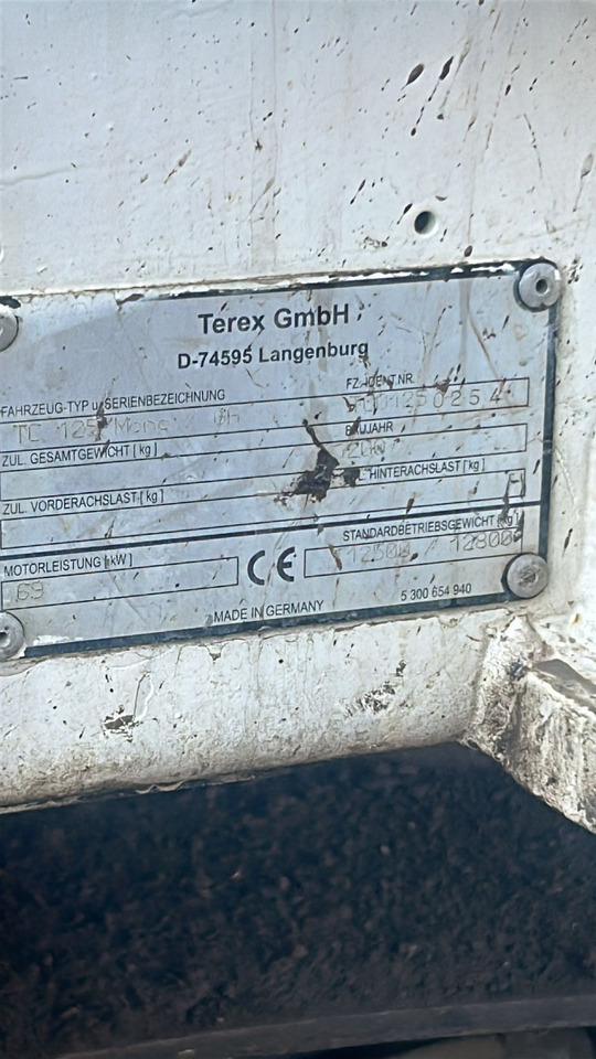 Excavator Terex TC 125 - Excavator pe şenile: Foto 4 Excavator Terex TC 125 - Excavator pe şenile: Foto 4