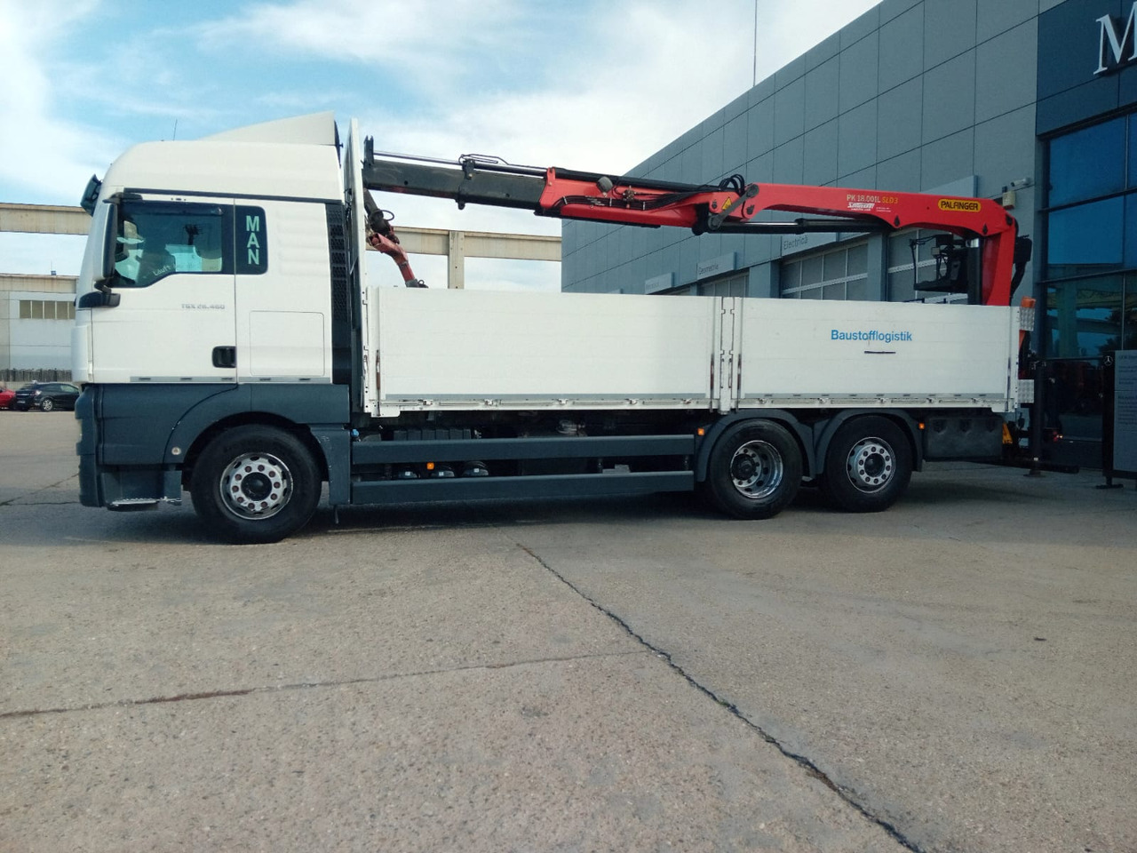 MAN TGX 26.460 6×2, Palfinger Crane PK 18001L - Camion platformă, Camion cu macara: Foto 2 MAN TGX 26.460 6×2, Palfinger Crane PK 18001L - Camion platformă, Camion cu macara: Foto 2