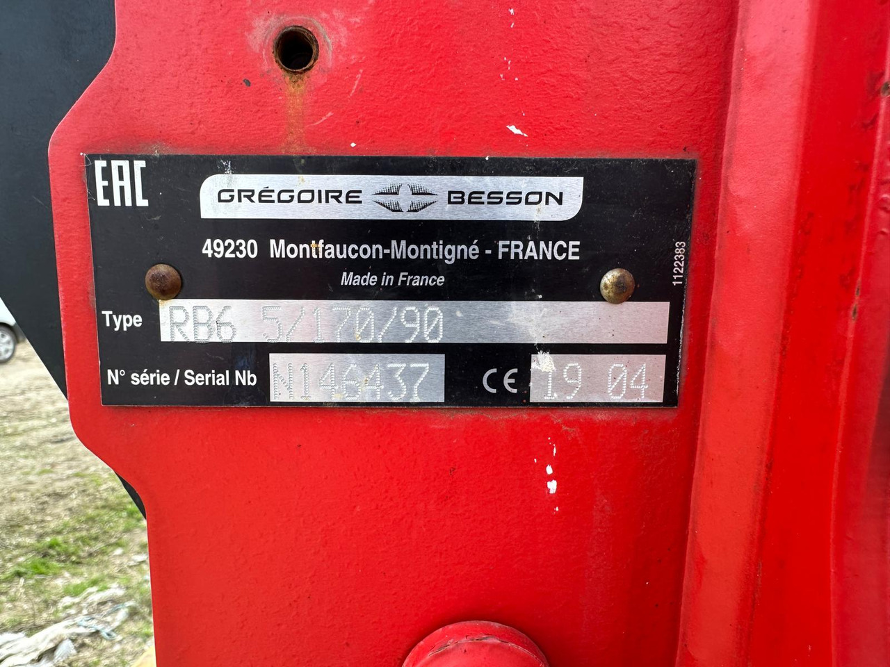 Plow Gregoire Besson Rover 60 - Plug: Foto 3 Plow Gregoire Besson Rover 60 - Plug: Foto 3