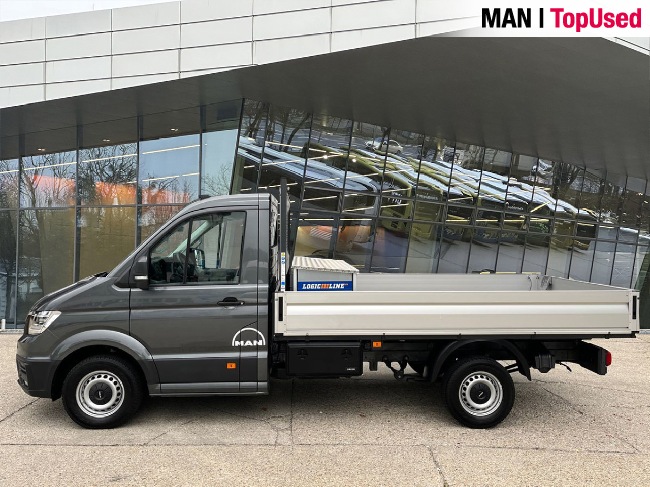 MAN TGE 3.140 4X2F SB, Automatic, Flat bed Klima ZV - Autoutilitară cu platformă: Foto 3 MAN TGE 3.140 4X2F SB, Automatic, Flat bed Klima ZV - Autoutilitară cu platformă: Foto 3