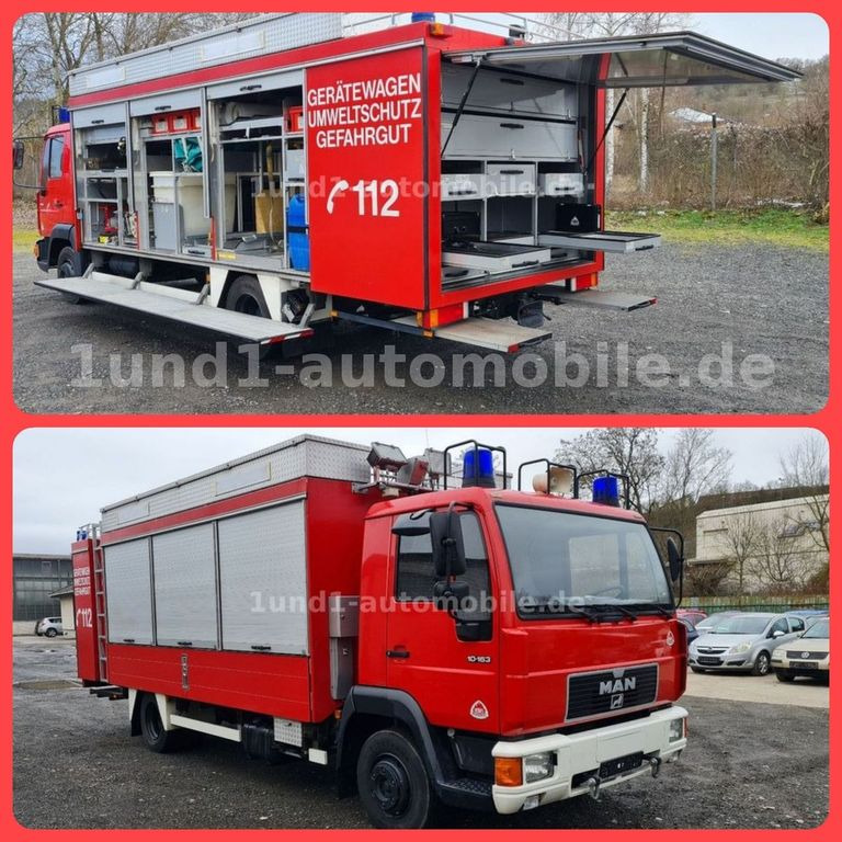 MAN 10.163 L2000 Feuerwehr GWG Nur 6.300km DEPA ELRO/VETTER 10.163 L2000 Feuerwehr GWG Nur 6.300km DEPA ELRO/VETTER - Autospeciala de stins incendii: Foto 1 MAN 10.163 L2000 Feuerwehr GWG Nur 6.300km DEPA ELRO/VETTER 10.163 L2000 Feuerwehr GWG Nur 6.300km DEPA ELRO/VETTER - Autospeciala de stins incendii: Foto 1
