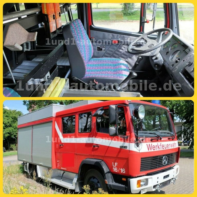 Mercedes-Benz 1124 F Feuerwehr LF 16/16 Pumpe Tank Haspel 1124 F Feuerwehr LF 16/16 Pumpe Tank Haspel - Autospeciala de stins incendii: Foto 1 Mercedes-Benz 1124 F Feuerwehr LF 16/16 Pumpe Tank Haspel 1124 F Feuerwehr LF 16/16 Pumpe Tank Haspel - Autospeciala de stins incendii: Foto 1