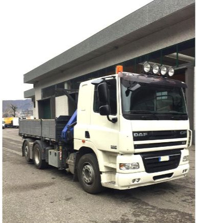 Camion basculantă, Camion cu macara Daf CF85cf85.410: Foto 1