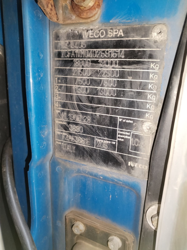 IVECO EUROCARGO 190EL28 - Camion cu macara, Camion basculantă: Foto 2 IVECO EUROCARGO 190EL28 - Camion cu macara, Camion basculantă: Foto 2
