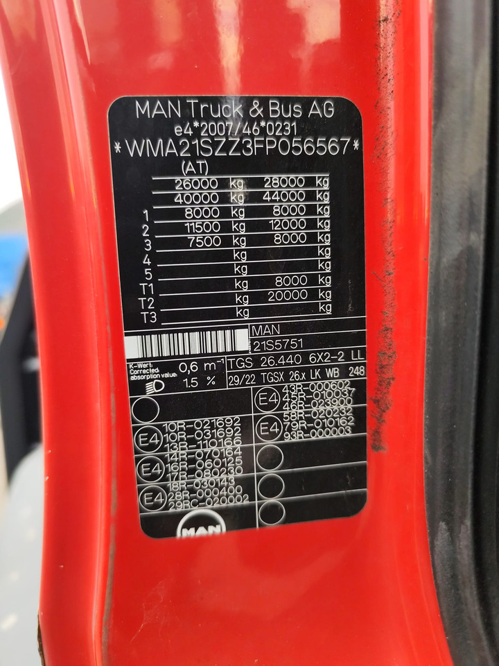 MAN TGS 26.440 - Camion platformă: Foto 3 MAN TGS 26.440 - Camion platformă: Foto 3
