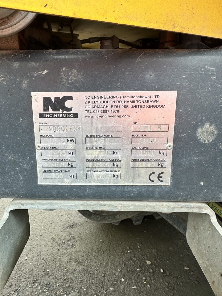 NC HT 1.5 - Mini dumper: Foto 2 NC HT 1.5 - Mini dumper: Foto 2