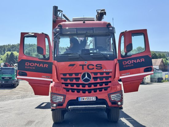 Mercedes-Benz ACTROS 6x4 DONAR 5810K ? Hack-LKW / Mobilhacker | TCS Umwelttechnik - Camion, Tocător de lemne: Foto 4 Mercedes-Benz ACTROS 6x4 DONAR 5810K ? Hack-LKW / Mobilhacker | TCS Umwelttechnik - Camion, Tocător de lemne: Foto 4