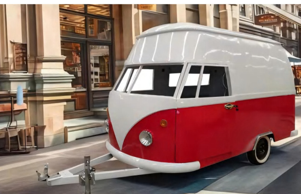 Deli Star Trailer Retro Minivan HR 4300 Towable - EU Standards - Rulota comerciala: Foto 3 Deli Star Trailer Retro Minivan HR 4300 Towable - EU Standards - Rulota comerciala: Foto 3