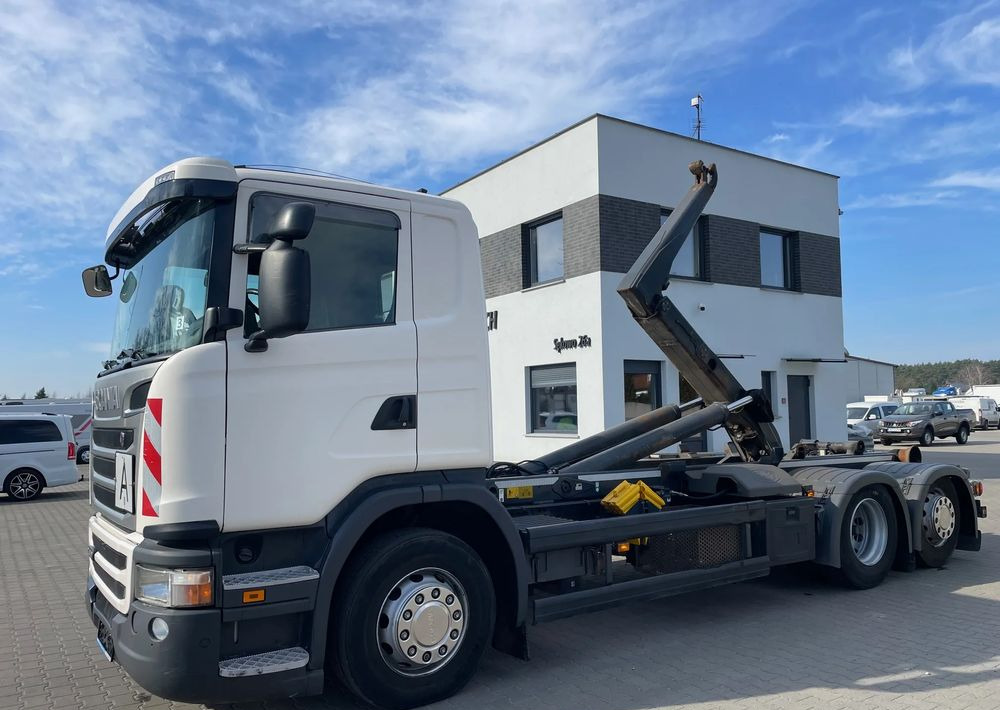Scania R410 Hakowiec MEILLER RK20 65 - Camion cu cârlig: Foto 1 Scania R410 Hakowiec MEILLER RK20 65 - Camion cu cârlig: Foto 1
