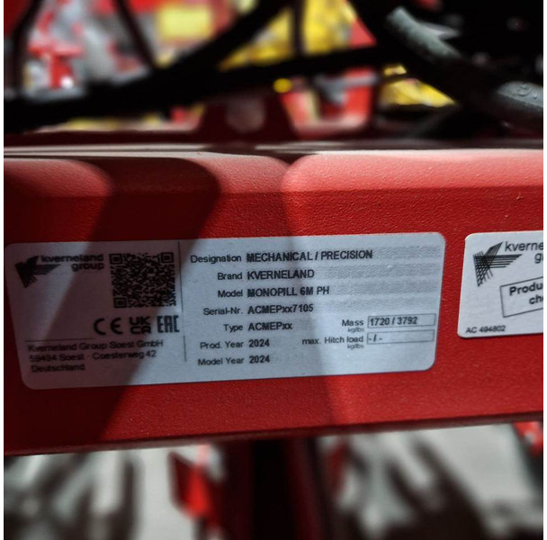 Kverneland Monopil SE Tandem - Semănătoare de precizie: Foto 4 Kverneland Monopil SE Tandem - Semănătoare de precizie: Foto 4