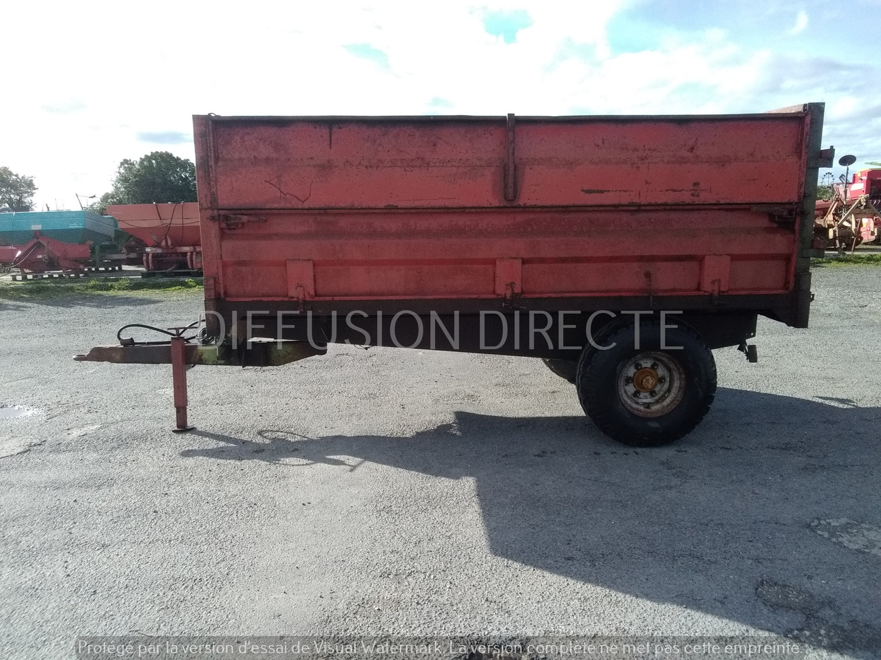 GOYER-CEMA BENNE AGRICOLE 49 - Remorcă platformă: Foto 2 GOYER-CEMA BENNE AGRICOLE 49 - Remorcă platformă: Foto 2