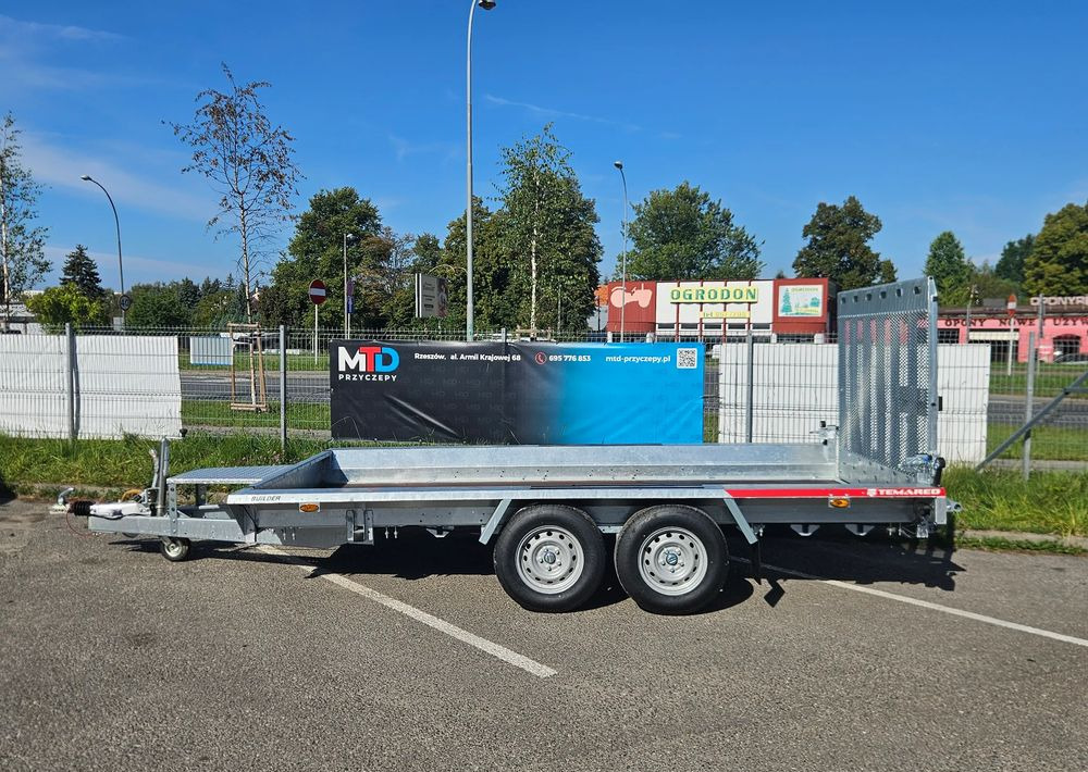 TEMARED BUILDER 3 4018 S 2 oś - Remorcă transport utilaje: Foto 2 TEMARED BUILDER 3 4018 S 2 oś - Remorcă transport utilaje: Foto 2