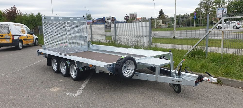 TEMARED BUILDER 3 4018 S 3 oś - Remorcă transport utilaje: Foto 1 TEMARED BUILDER 3 4018 S 3 oś - Remorcă transport utilaje: Foto 1
