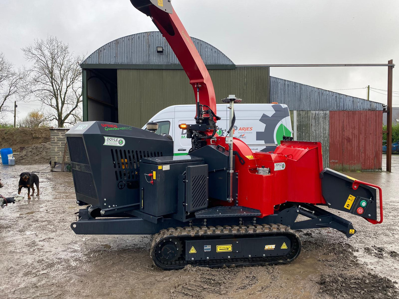 UFKES Greentec Cheetah 30 Tracked - Tocător de lemne: Foto 4 UFKES Greentec Cheetah 30 Tracked - Tocător de lemne: Foto 4