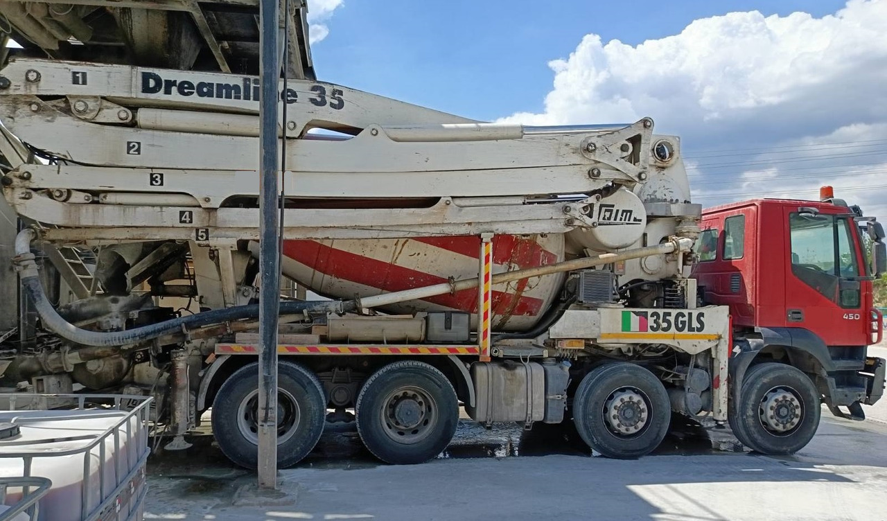 IVECO TRAKKER 450 COIME 35 - Autobetonieră cu pompă: Foto 4 IVECO TRAKKER 450 COIME 35 - Autobetonieră cu pompă: Foto 4