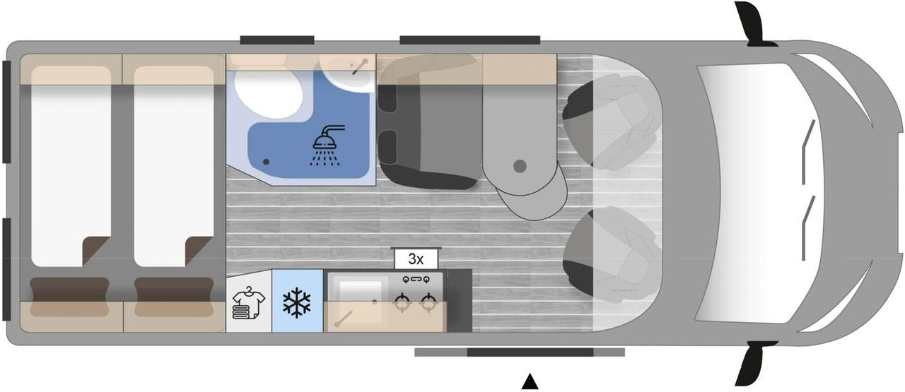 Clever Celebration 600 MJ 24*KLIMAAUTOMATIK*ACC*SOFORT* - Camper van: Foto 3 Clever Celebration 600 MJ 24*KLIMAAUTOMATIK*ACC*SOFORT* - Camper van: Foto 3
