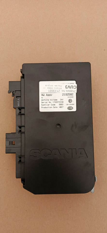 SCANIA R S STEROWNIK ŚWIATEŁ KOMPUTER CUV3 2632613 - Calculator de bord pentru Camion: Foto 1 SCANIA R S STEROWNIK ŚWIATEŁ KOMPUTER CUV3 2632613 - Calculator de bord pentru Camion: Foto 1