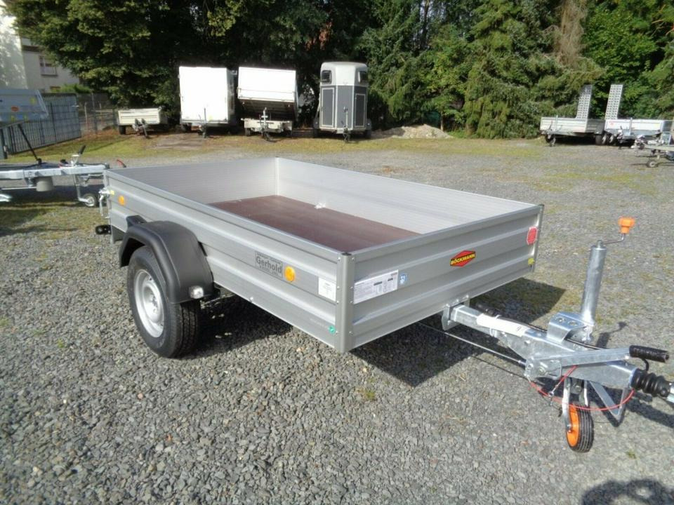 Remorca auto Böckmann PKW-Anhänger, 1500 kg, Alubordwände 100 km/h: Foto 10 Remorca auto Böckmann PKW-Anhänger, 1500 kg, Alubordwände 100 km/h: Foto 10