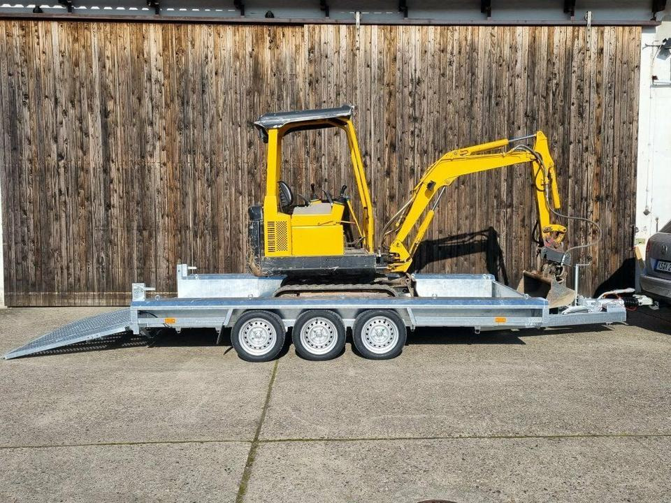 Tridem Maschinentransporter 3,5t, PKW-Anhänger 4,8 x 1,8m - Remorcă transport utilaje: Foto 1 Tridem Maschinentransporter 3,5t, PKW-Anhänger 4,8 x 1,8m - Remorcă transport utilaje: Foto 1