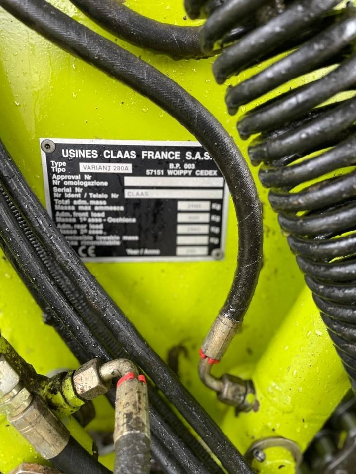 Claas Variant 280 - Presă baloţi rotunzi: Foto 4 Claas Variant 280 - Presă baloţi rotunzi: Foto 4