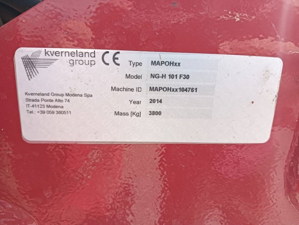 Kverneland NG-H101F30 - Grapă rotativă: Foto 3 Kverneland NG-H101F30 - Grapă rotativă: Foto 3