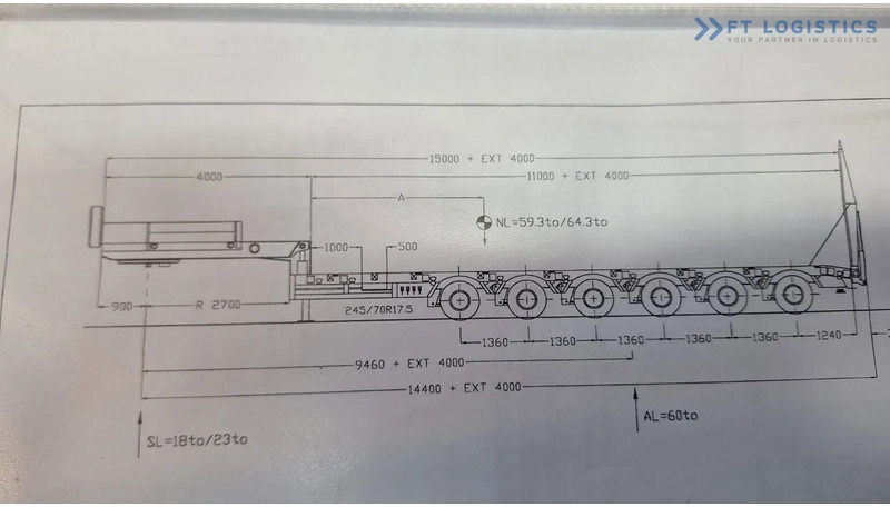 Faymonville FAYMONVILLE STZ-6WAU – 6 AXLES – 92.2T GVW – 73T PAYLOAD – HYDRAULIC RAMPS – EXCELLENT CONDITION! - Semiremorcă transport agabaritic: Foto 2 Faymonville FAYMONVILLE STZ-6WAU – 6 AXLES – 92.2T GVW – 73T PAYLOAD – HYDRAULIC RAMPS – EXCELLENT CONDITION! - Semiremorcă transport agabaritic: Foto 2