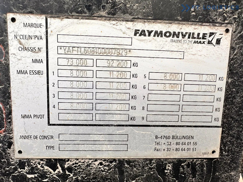 Faymonville FAYMONVILLE STZ-6WAU – 6 AXLES – 92.2T GVW – 73T PAYLOAD – HYDRAULIC RAMPS – EXCELLENT CONDITION! - Semiremorcă transport agabaritic: Foto 3 Faymonville FAYMONVILLE STZ-6WAU – 6 AXLES – 92.2T GVW – 73T PAYLOAD – HYDRAULIC RAMPS – EXCELLENT CONDITION! - Semiremorcă transport agabaritic: Foto 3