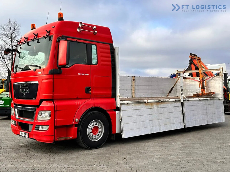 MAN TGX 26.480 Ciężarówka burtowa MAN TGX 26.480 6X2 / PALFINGER PK9002-EH B Crane / 80% Michelin - Camion cu macara: Foto 2 MAN TGX 26.480 Ciężarówka burtowa MAN TGX 26.480 6X2 / PALFINGER PK9002-EH B Crane / 80% Michelin - Camion cu macara: Foto 2