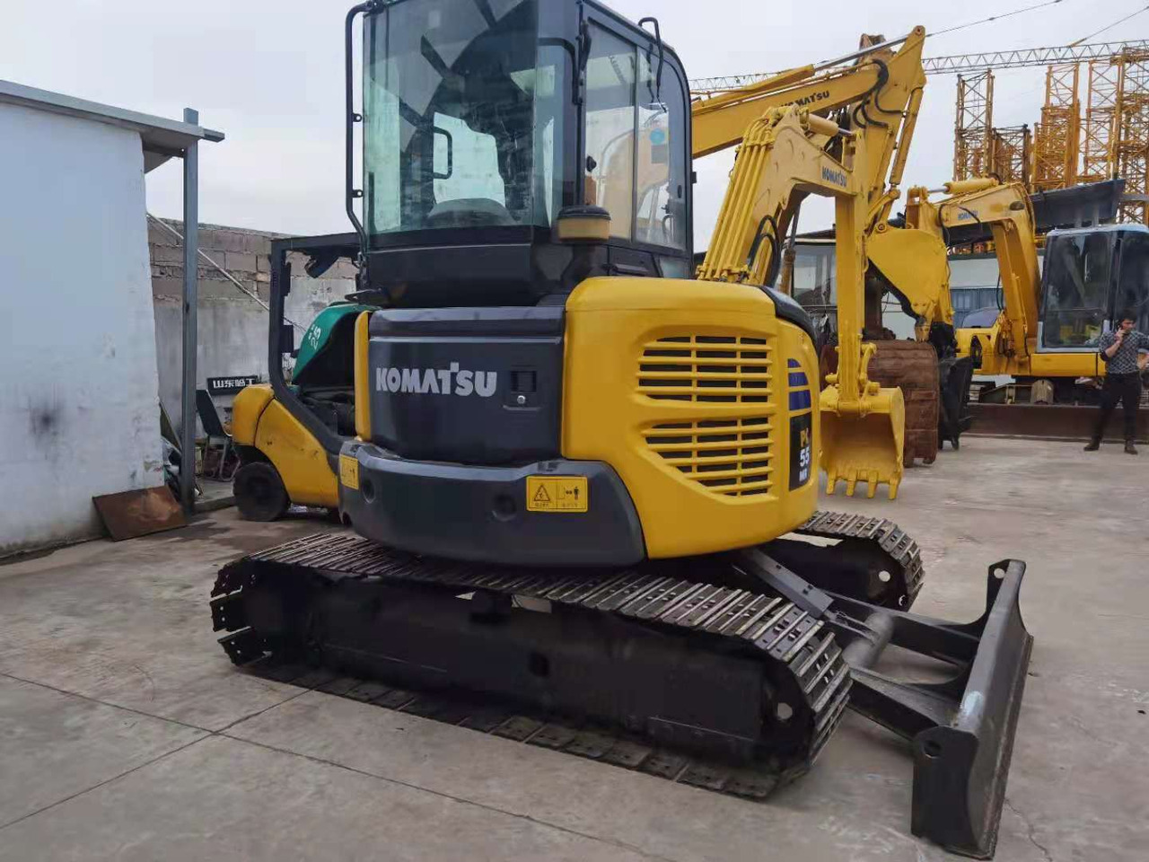 KOMATSU PC55 - Excavator pe şenile: Foto 1 KOMATSU PC55 - Excavator pe şenile: Foto 1