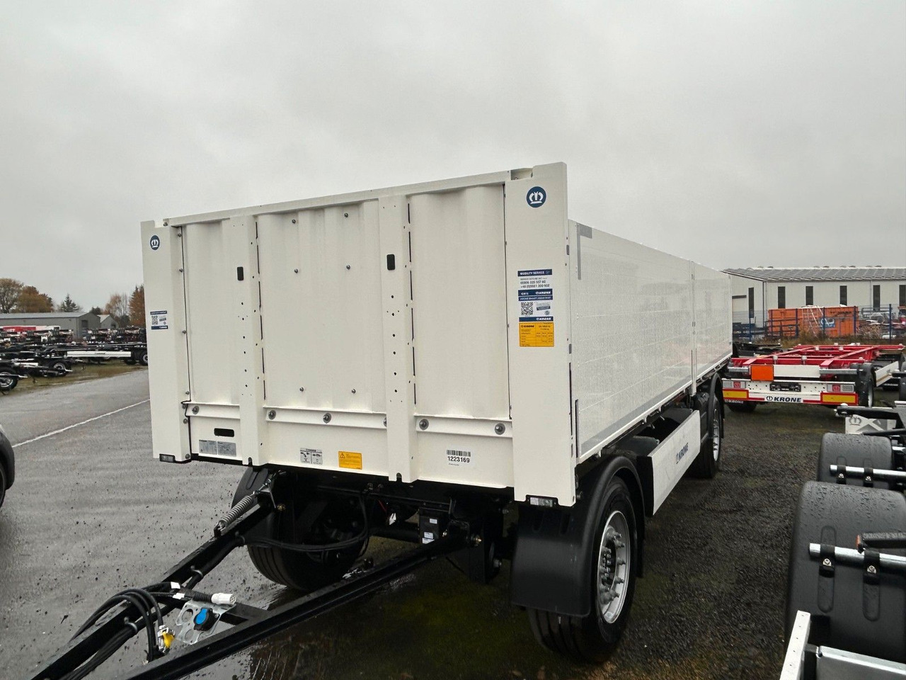 Krone AZP 18 eL42-BS Baustoff NEU - Remorcă platformă: Foto 1 Krone AZP 18 eL42-BS Baustoff NEU - Remorcă platformă: Foto 1